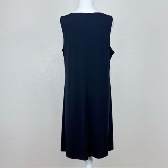 Chico’s Easy Wear Black Jersey Tank Dress Size 2 / US L - Picture 4 of 12